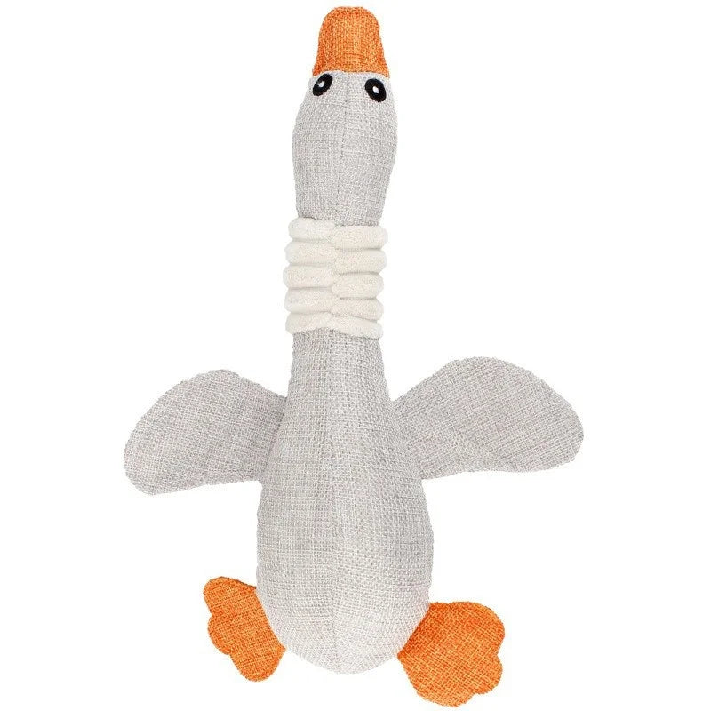 Plushie Goose Squeaky Dog Chew Toy, 13" | 32 cm