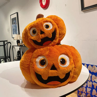 Halloween Jack-O-Lantern Plush Toy - Cute Pumpkin Doll, 10-14" | 25-35 cm
