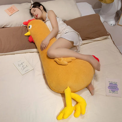 Jumbo Long-Necked Chicken Plushie, 3 Colors, 24-55" | 60-140 cm