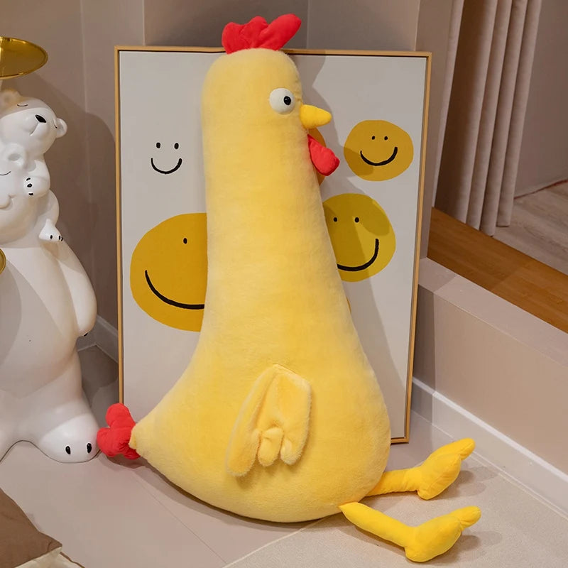 Jumbo Long-Necked Chicken Plushie, 3 Colors, 24-55" | 60-140 cm