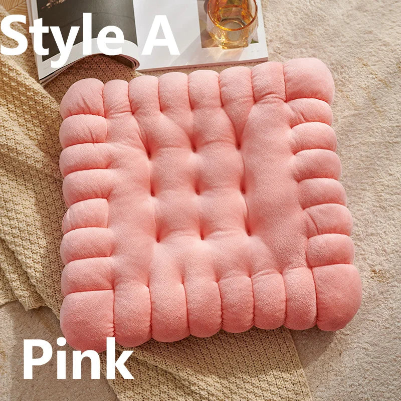 Plüschkeks-Sitzkissen - 8 Stile, 18-22" | 45-55 cm