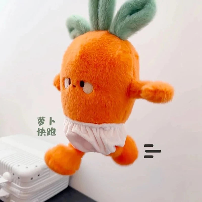 Kawaii Running Turnip Plush Toy, 16" | 40 cm