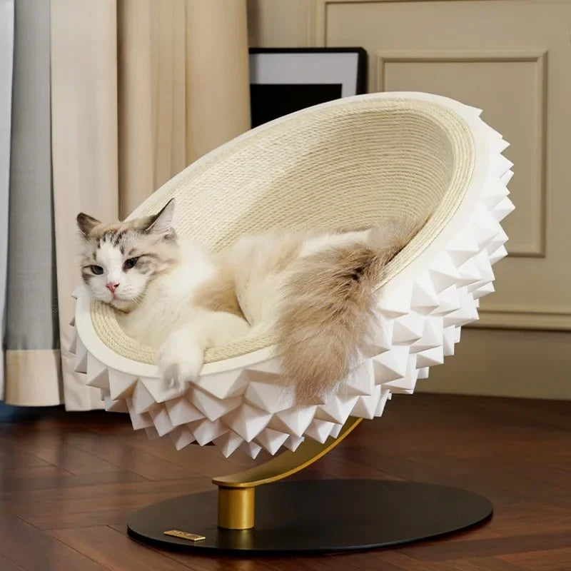 Durian Cat Bed and Scratcher, 3-in-1 Cat Product