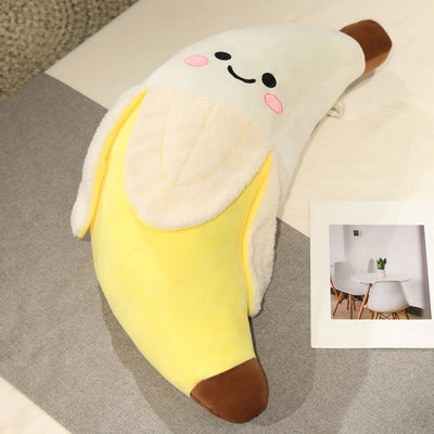 Peeled Banana Plush Pillow, 10-31" | 25-80 cm