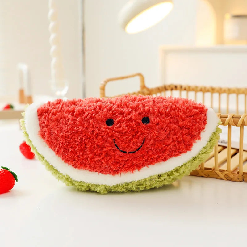 Fruits et légumes en peluche Fuzzy, 9 variétés, 6-11" | 16-28 cm