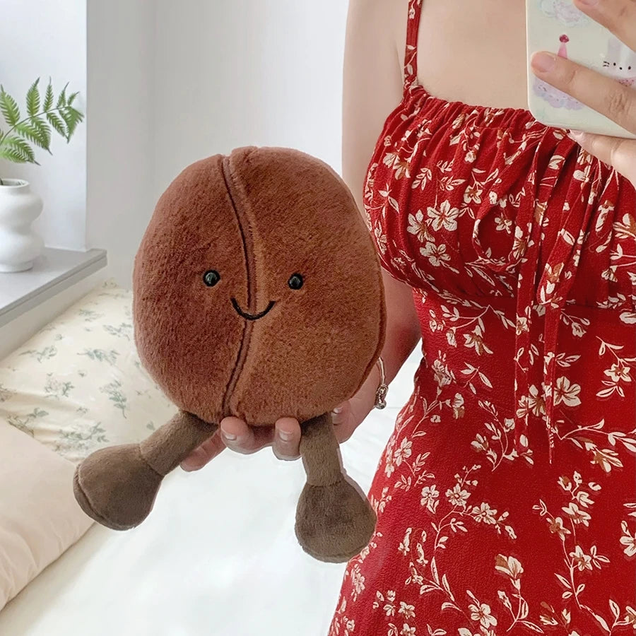 Coffee Bean Plushie, 5-8" | 13-21 cm