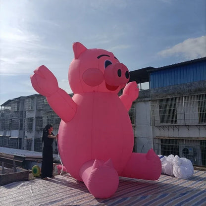 Giant Inflatable Pig – Customizable Lawn Decoration