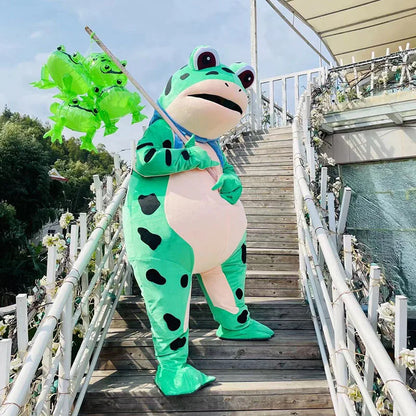 High Fidelity Inflatable Frog Costume – Green or Red