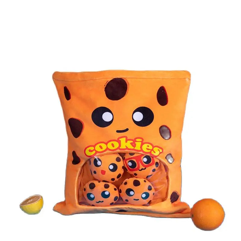 Juguete de peluche en forma de almohada de bolsa de aperitivos, ocho estilos, 16" | 40 centímetros