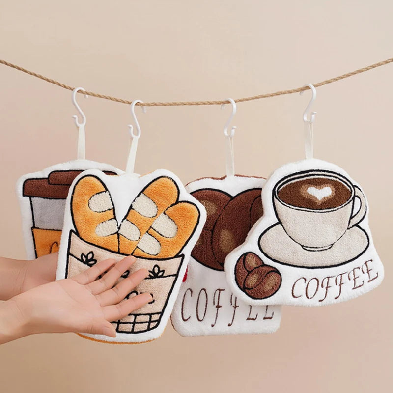 Cartoon Character Hanging Hand Towel – Bathroom & Kitchen Cloth