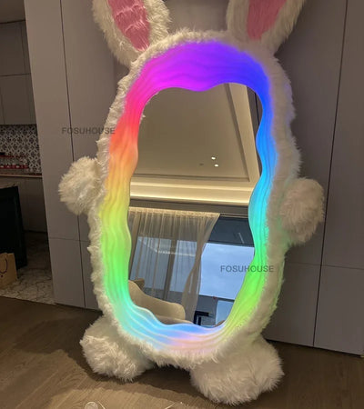 Giant LED Bunny Mirror | 93" x 53" (237 x 134 cm) | Ultra-HD Glass 🐰✨
