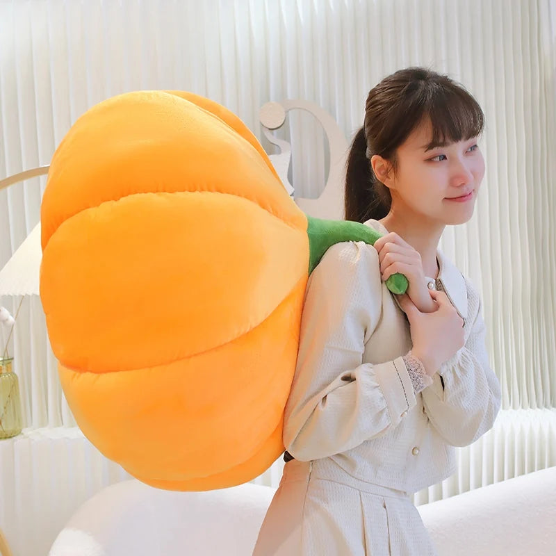 Kawaii Vegetable Plush Pillows – Corn, Carrot, Pumpkin & More, 8-35" | 20-90 cm
