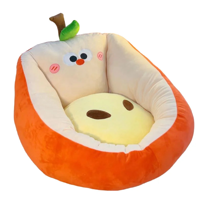 Apple Plushie Children's Couch Chair