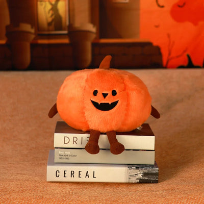 Halloween Bat Pumpkin Plush Toy - Cute Spooky Doll, 8" | 20 cm