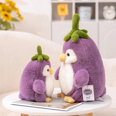 Eggplant Penguin Plushie, 10-24" | 25-60 cm