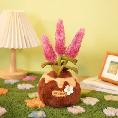 Kawaii Potted Plant Plushies – Flowers, Cacti & Fruit Trees, 6-8" | 14-20 cm