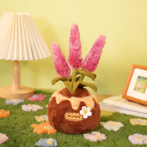 Kawaii Potted Plant Plushies – Flowers, Cacti & Fruit Trees, 6-8" | 14-20 cm