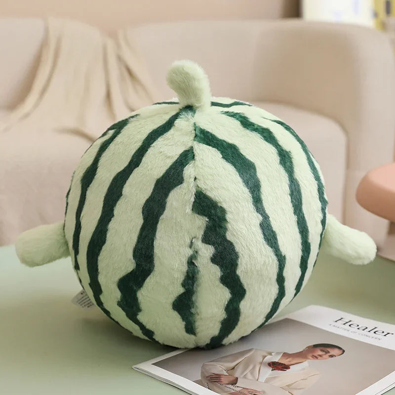 Kawaii Watermelon Plush Pillow, 12-16" | 30-40 cm