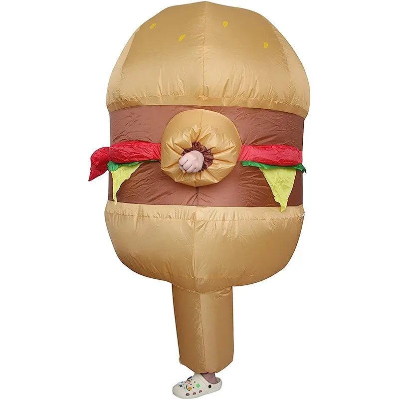 Inflatable Hamburger Costume – The Ultimate Foodie Statement