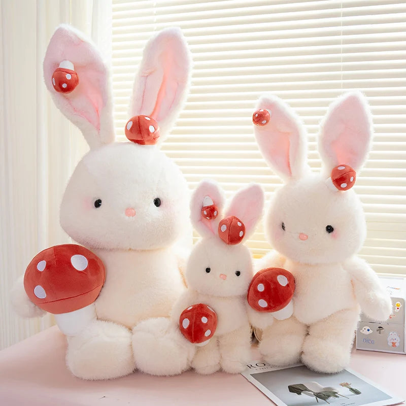 Mushroom Bunny Plushies, 16-34" | 40-85 cm