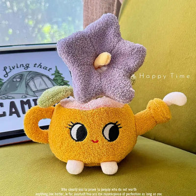 Morning Glory Potted Plush | Kawaii Climbing Flower Desk Toy