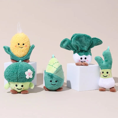 Plushie Cartoon Food Keychain, 20 Varieties