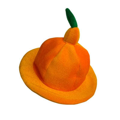 Tangerine Citrus Knit Hat | Kawaii Fruit Costume Cap