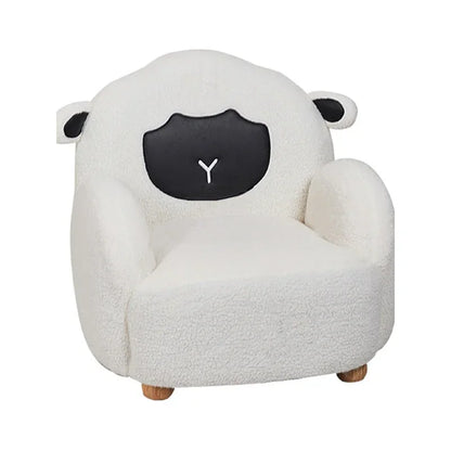 Asiento Infantil de Peluche de Oveja