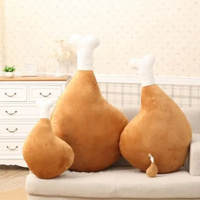 Cooked Chicken Leg Plushie, 5-33" | 12-85 cm