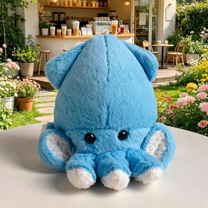 Mini Squid Plush Keychain | Kawaii Aquatic Bag Charm