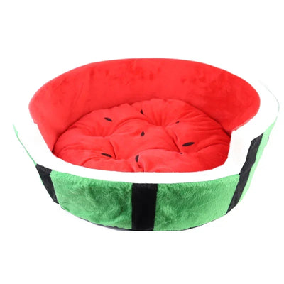Plush Watermelon Pet Bed, for pets up to 44 lbs/20 kg