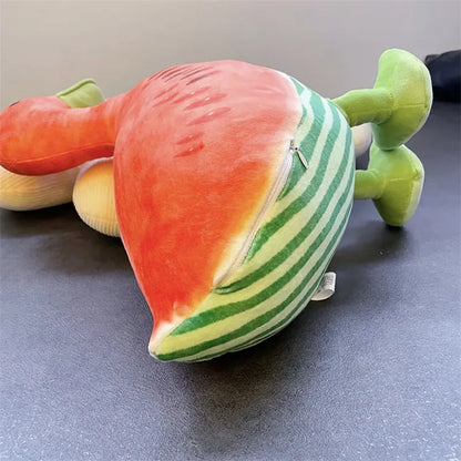 Plush Fruit Duck Springtime Decor, Three Styles, 12" | 30 cm