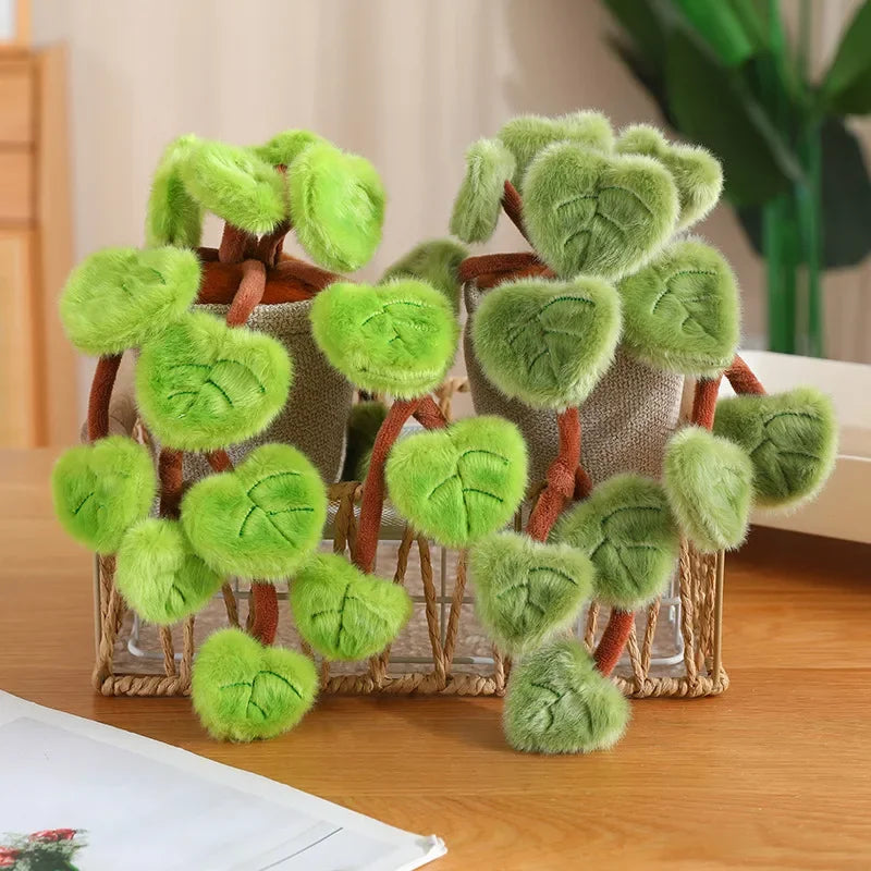 Kawaii Hanging Vine Plush Potted Plant, 6" | 15 cm