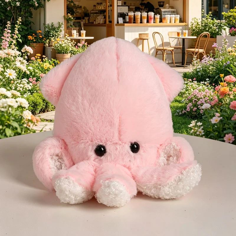 Mini Squid Plush Keychain | Kawaii Aquatic Bag Charm