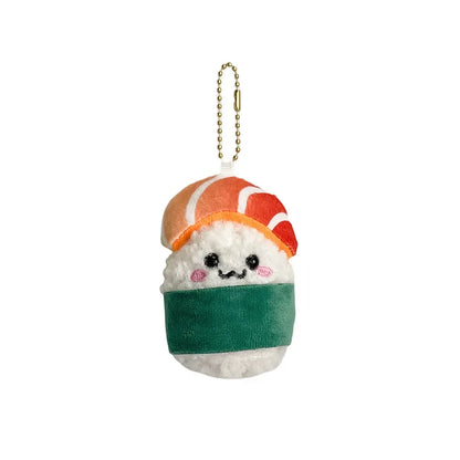 Sushi Roll Plushie Keychain – Kawaii Mini Plush Toy Food