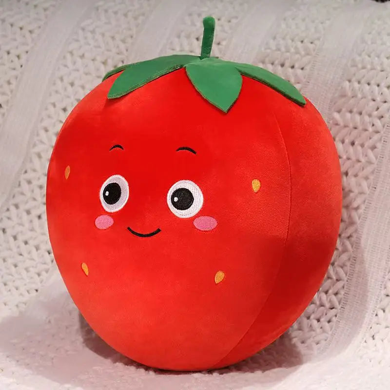 Kawaii Simulation Fruit Plushies – Apple, Watermelon & More, 4-12" | 10-30 cm