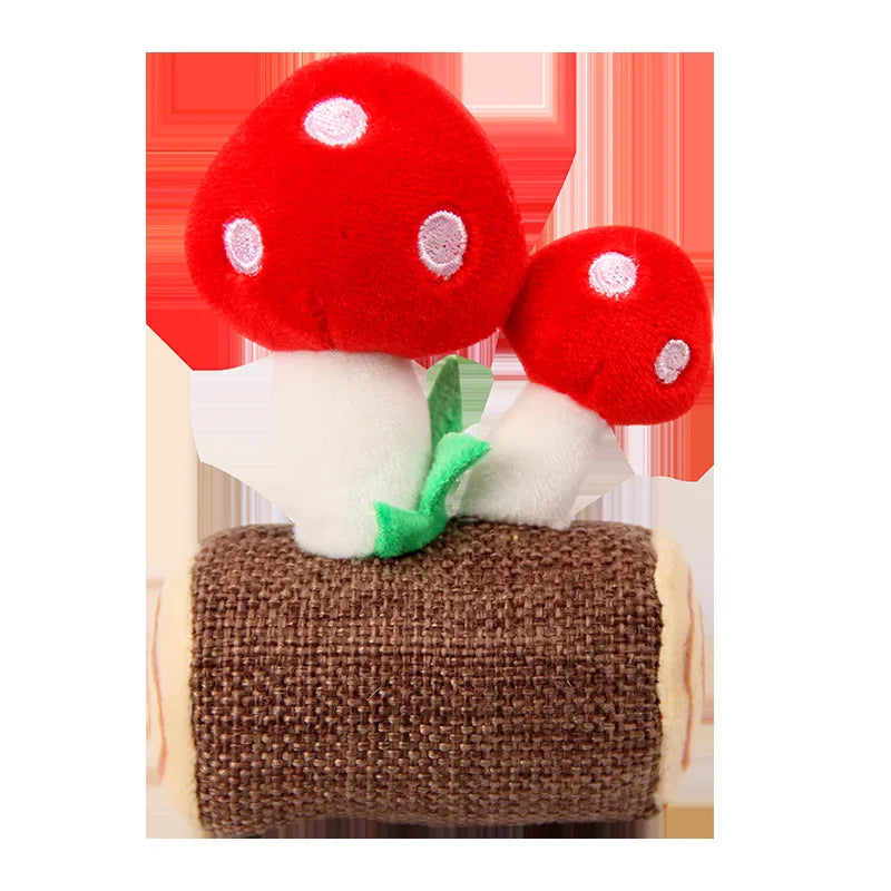 Kawaii Mushroom Plush Keychain & Pendant, 5 Colors
