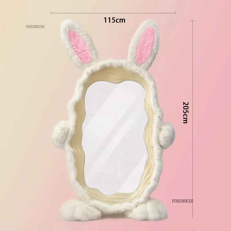 Giant LED Bunny Mirror | 93" x 53" (237 x 134 cm) | Ultra-HD Glass 🐰✨
