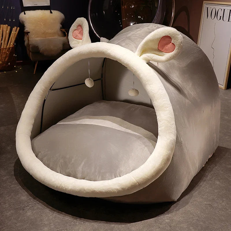 Cama Tienda de Peluche de Conejo Gigante para Dos Personas