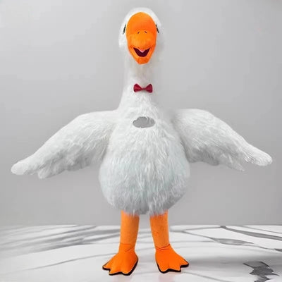 Disfraz de Cisne Blanco Inflable de Peluche