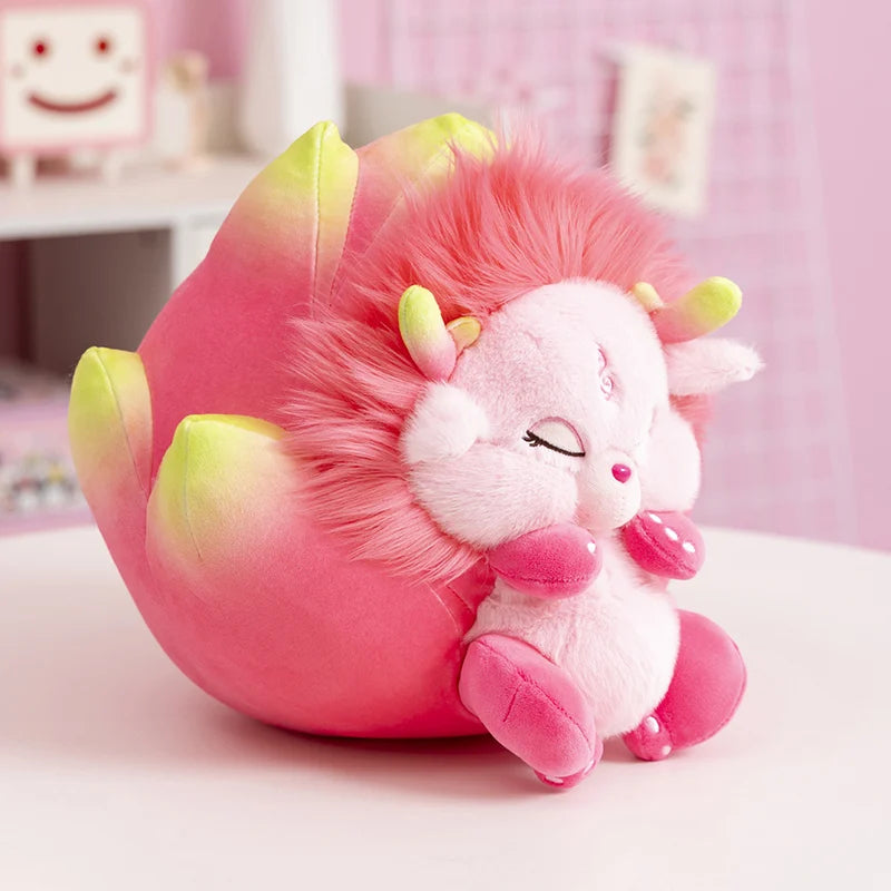 Dragon Fruit Dragon Stuffed Animal with Pillow Option