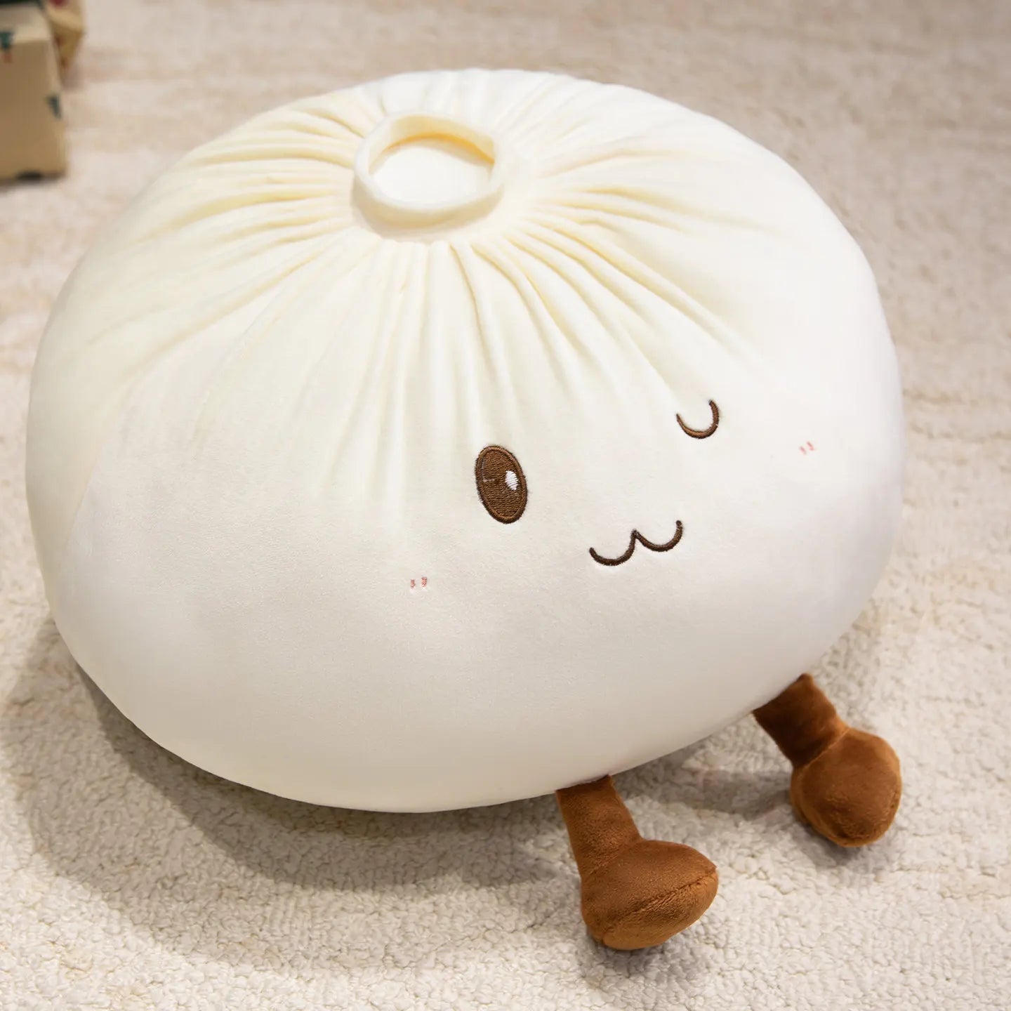 Jiaozi Dumpling Plush Pillow, 16" | 40 cm