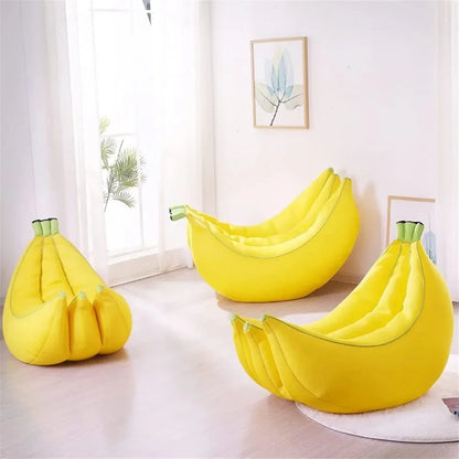 Plush Banana Sofa – Luxury Comfort Meets Playful Design