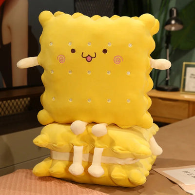 Galleta de peluche lista para trabajar con manta opcional, 15" | 38 centímetros