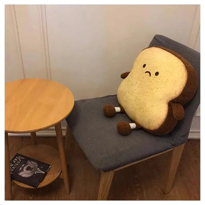 Plushie Happy/Sad Bread, 7-16" | 18-40 cm