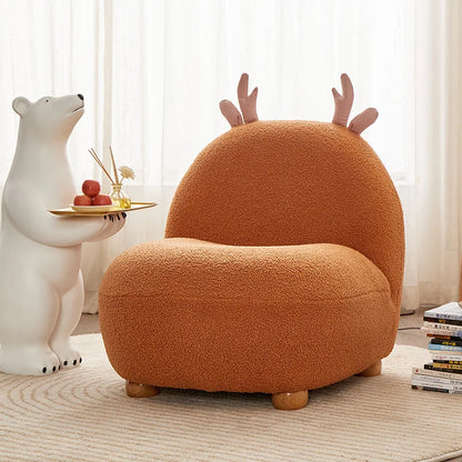 Minimalist Deer-Inspired Children's Chair – Five Colors