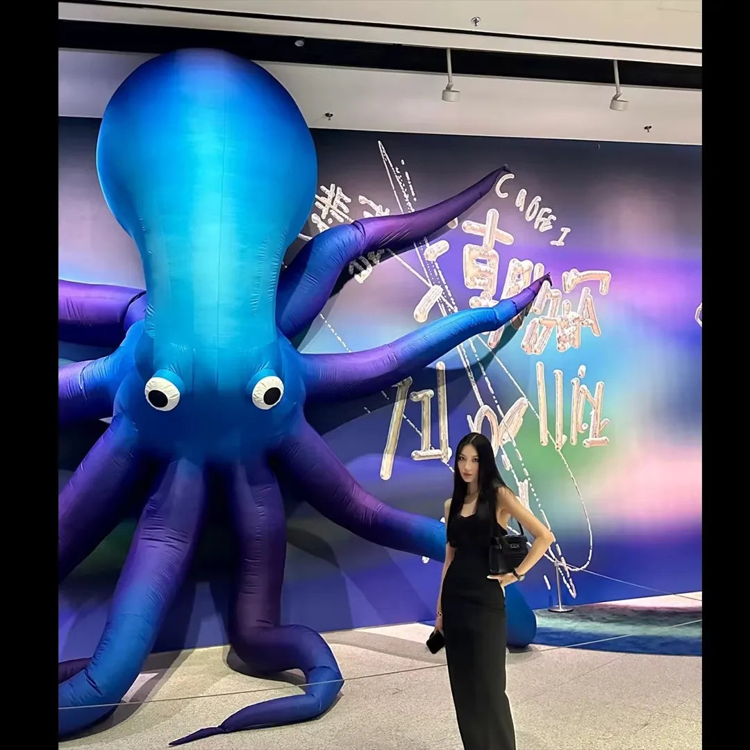 Pulpo Inflable Gigante – Decoración Sobredimensionada para Eventos y Jardines