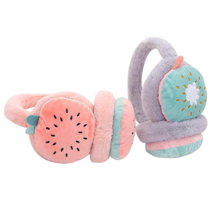 Plushie Fruit and Plant Children's Ear Muff, 6 Varieties