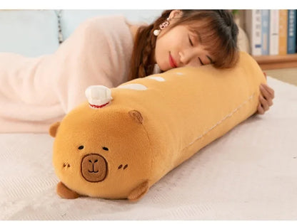 Jumbo Capybara Bread Plushie, 22-37" | 55-95 cm