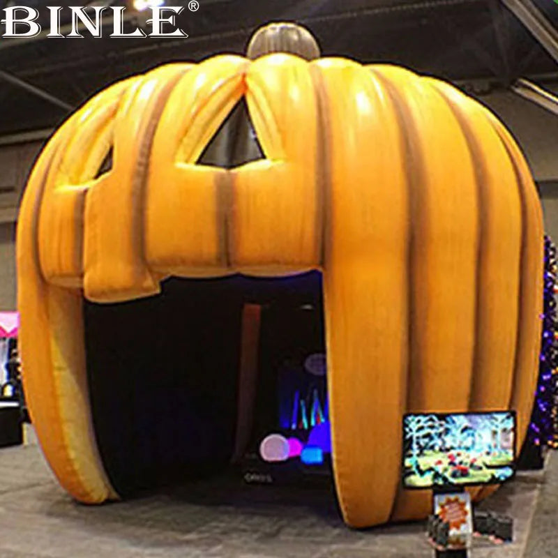 Giant Inflatable Jack-O'-Lantern Arch – Halloween Lawn Decoration